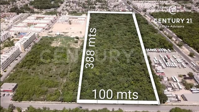 MACROLOTE ESTRATEGICO! 3.8 Hectáreas a 100 metros de Av. Chac Mool DH0826