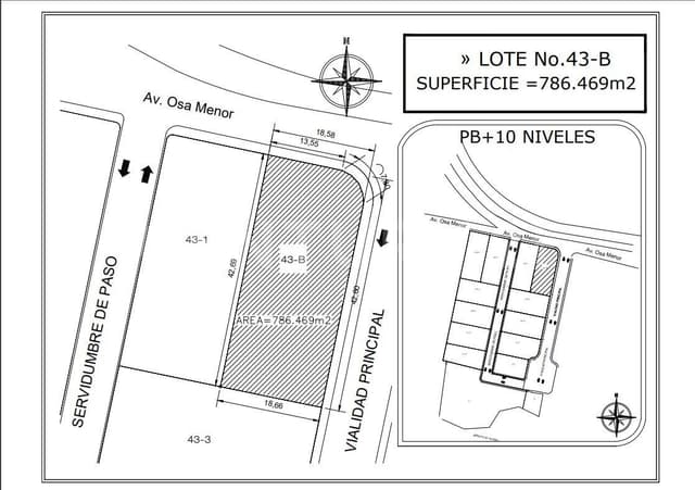 VENTA MACROTERRENO UBICADO EN AV.OSA MENOR,CIUDAD JUDICIAL,PUEBLA(HUELLA DEPTOS)