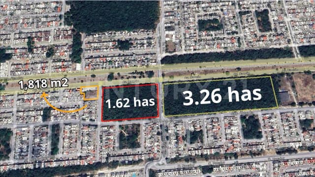 Terreno Comercial en Venta en Cancún, Quintana Roo