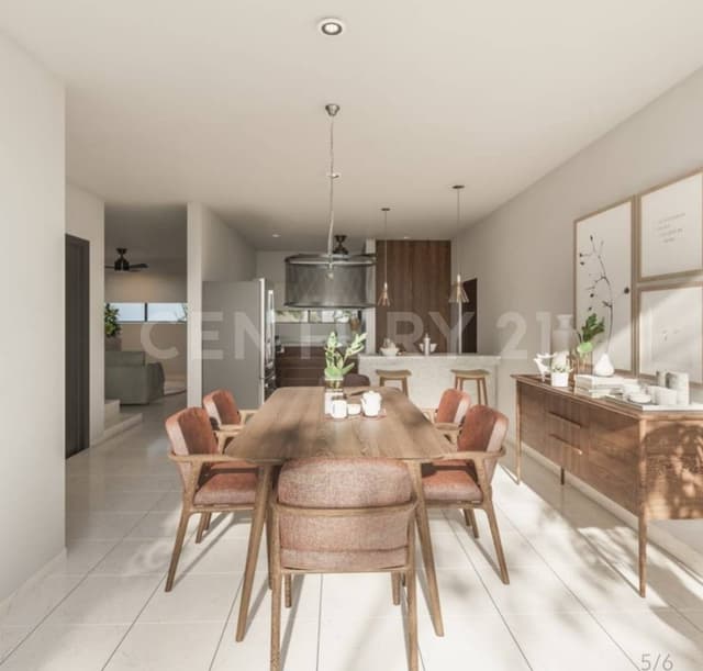 Casa de 3 recs en privada segura y confiable al norte de Mérida.