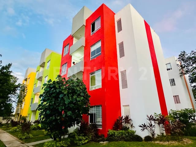 Departamento de 2 Recamaras 1 baño Equipado y Amueblado en Paseos de Sisal