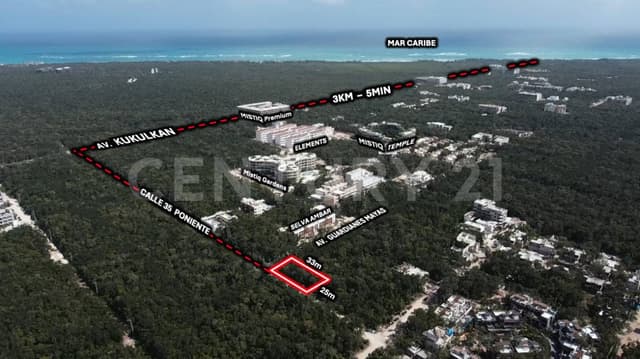 Terreno en Venta en Región 15, Tulum, Quintana Roo