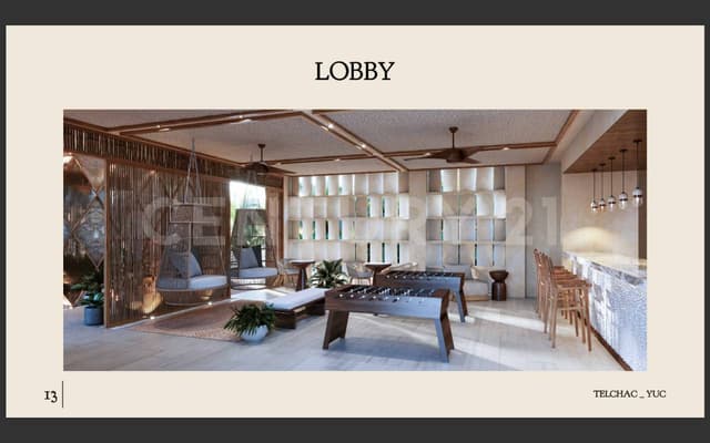 Penthouse Tipología PH 2 en el Desarrollo BAJAREQUE - Telchac, Yucatán