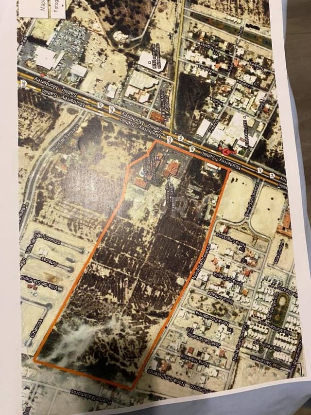 SE VENDE TERRENO 73,570 M2 AL NORTE DE SALTILLO SOBRE BLVD. VENUSTIANO CARRANZA
