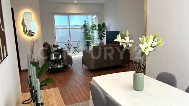 Departamento en Venta San Mateo Naucalpan JARDÍN PRIVADO Residencil Los Azulejos