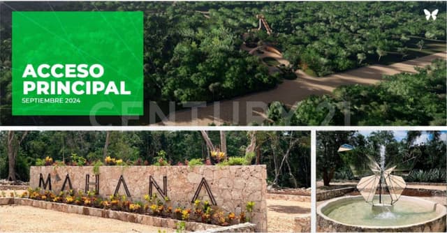 LOTES ECO-RESIDENCIAL EN TULUM 1,300 M2