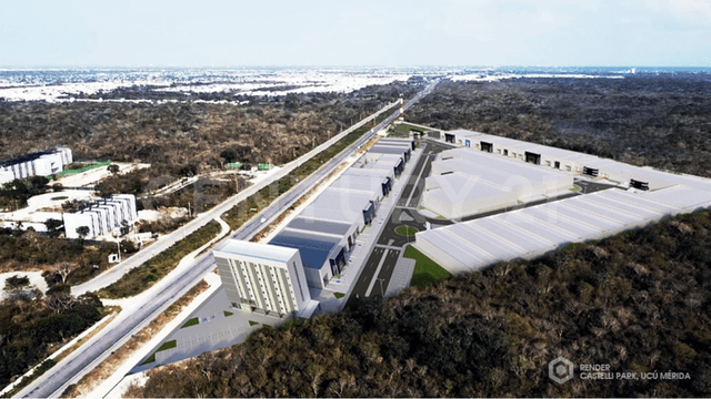 PRE-RENTA de NAVE en CASTELLI PARK MÉRIDA YUCATÁN OFC3325