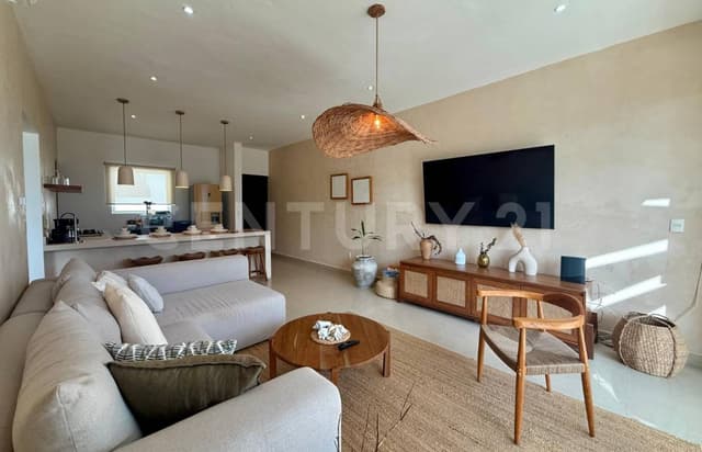 Penthouse de 1 recámara frente al Mar en Puerto Morelos