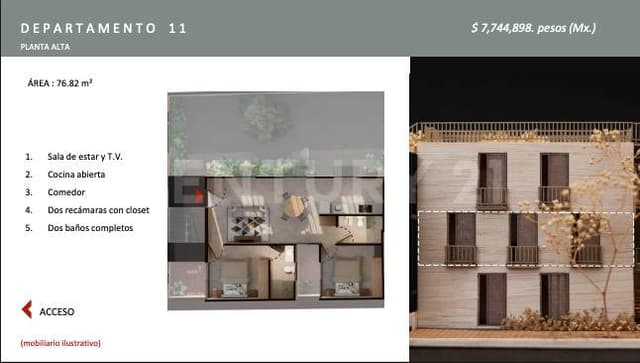 DEPARTAMENTO EN PREVENTA EN EL CENTRO HISTORICO