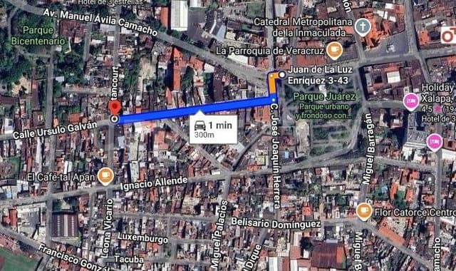 Terreno en venta en esquina en Centro de Xalapa Veracruz