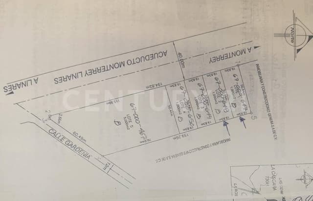 TERRENO EN VENTA EN COL. CONGREGACION CANOAS EN MONTEMORELOS NUEVO LEON
