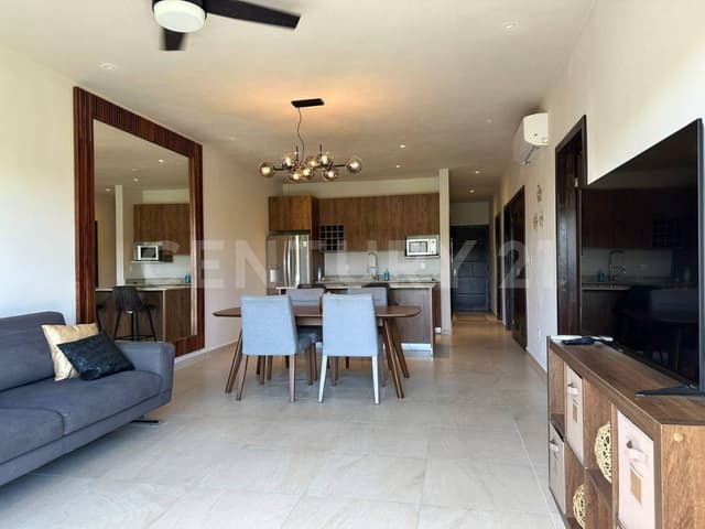 RENTA Bonito Departamento en Selvanova coto 8 Playa del Carmen P3766