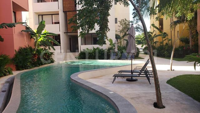 Penthouse Amueblado 2 Recámaras en Renta en Residencial Arbolada, Cancún C3955