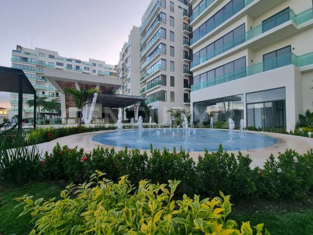 Se renta lujoso departamento 2 rec amueblado VALLE AURORA Playa del Carmen P4090