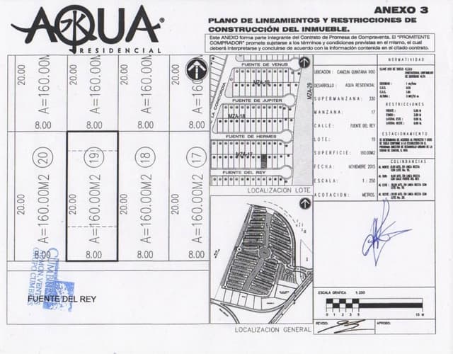Terreno en Venta en Residencial Aqua