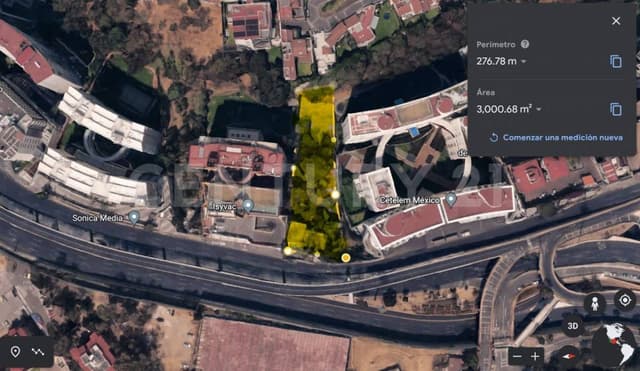 TERRENO, VENTA, REFORMA, INVERSIONISTAS, DESARROLLO, LOMAS DE BEZARES, CDMX