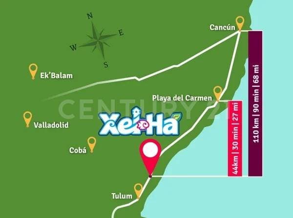 En Venta Terreno sobre Carretera Federal entre Tulum y Chemuyil P4524