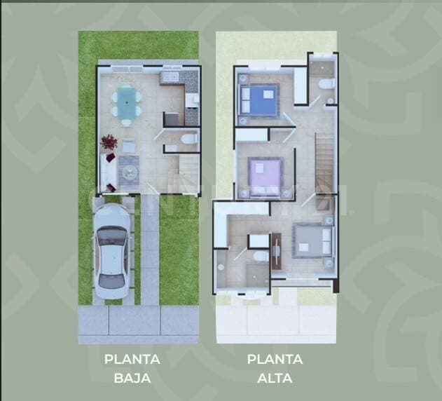 RCV-1370 VENTA DE CASAS NUEVAS EN EL MURUA 3 RECÁMARAS