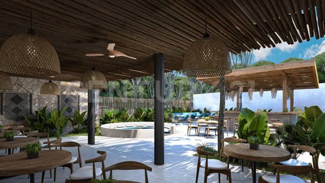 Departamento en TULUM de 109.18m2 (acabados de lujo)