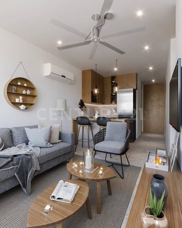 Preventa de departamento Estudio en Playa del Carmen Q. Roo OFC2225