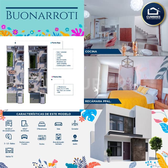 Casas en Venta en Valle Real Residencial, San Luis Potosí, SLP.