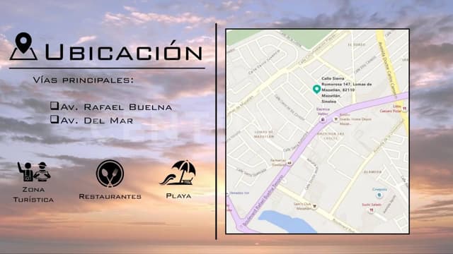 DEPARTAMENTO EN VENTA EN LOMAS DE MAZATLAN SINALOA
