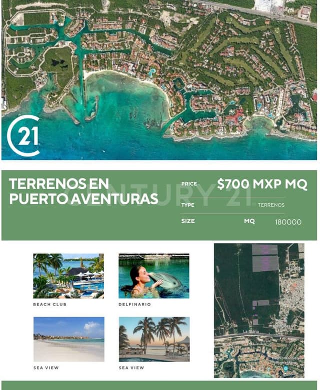 VENTAS LOTES DE 40.000 Y 50.000 MQ EN ZONA PREMIUM RIVIERA MAYA PUERTO MAYA