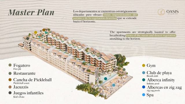 Departamento en venta con vista al mar