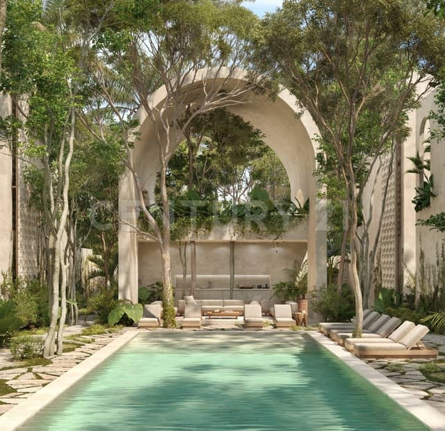 Departamento 2 rec en Venta en Lujoso Desarrollo en Tulum Región 8 Shanti P3992