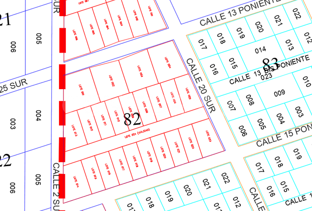 TERRENO EN VENTA MZA 82 REG 15
