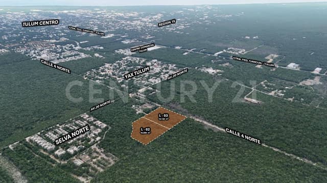 Terreno en Venta en Región 10, Tulum, Quintana Roo