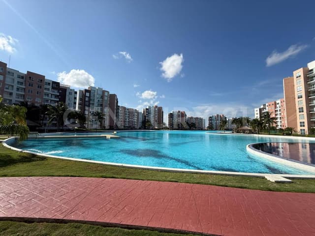 Venta Dream Lagoons 2 Recámaras 2 Baños Vista a la laguna Cancun Q. Roo SVM3225