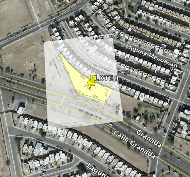 EN VENTA TERRENO COMERCIAL EN FRACCIONAMIENTO LAGUNA DEL SOL