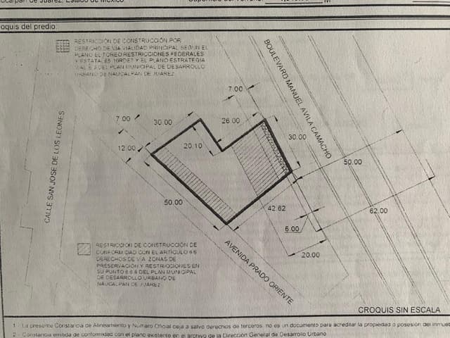 TERRENO EN VENTA BLVD MANUEL AVILA CAMACHO , AMPLIO USO DE SUELO