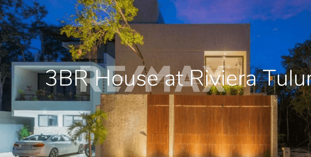 EN VENTA BELLISIMA CASA DE 3 RECAMARAS EN RIVIERA TULUM