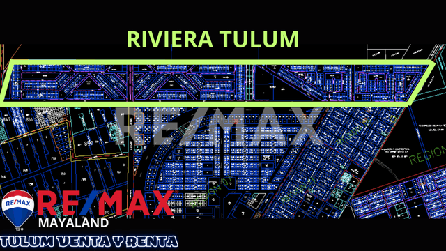 En venta terreno de 650 m2 en Riviera Tulum