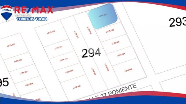En venta lote de 850 m2 en esquina a solo 1.5 km de la playa de tulum