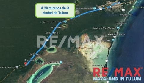 EN VENTA LOTE DE 1000 m2 EN MUYIL MUY CERCA DEL NUEVO AEROPUERTO DE TULUM.