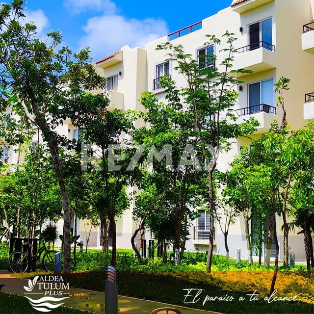 EN VENTA HERMOSO DEPARTAMENTO DE 2 RECAMARAS EN ALDEA TULUM PLUS.