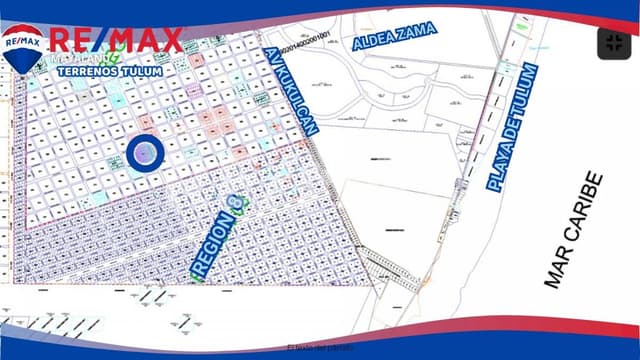 En venta loe en esquina de 850 m2 a 2 km de la playa de tulum