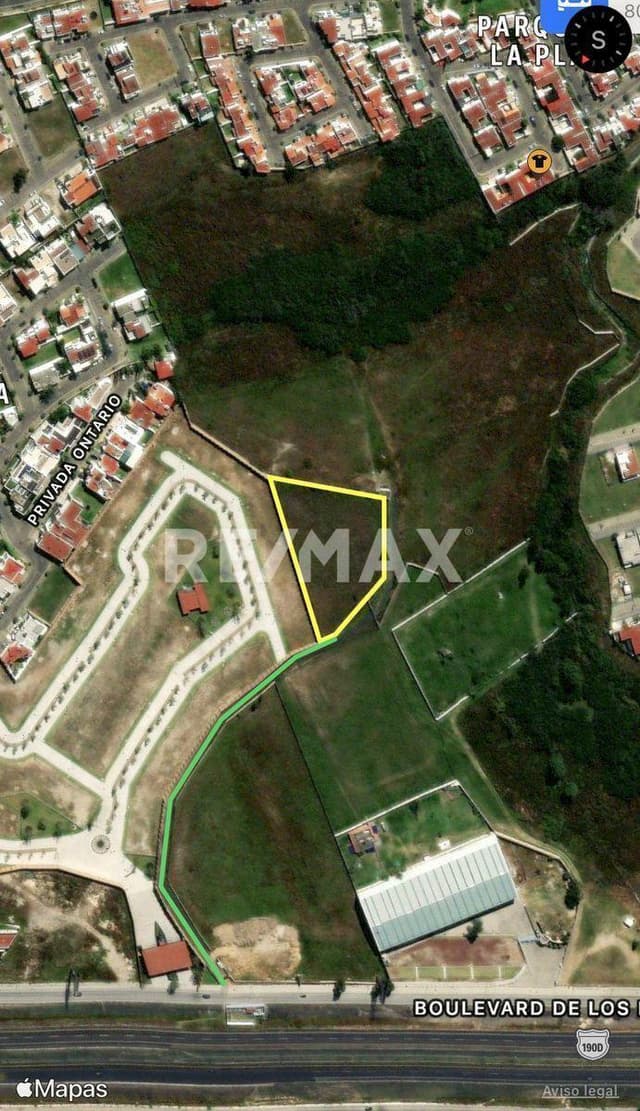 Terreno en Venta Lateral Atlixcáyotl