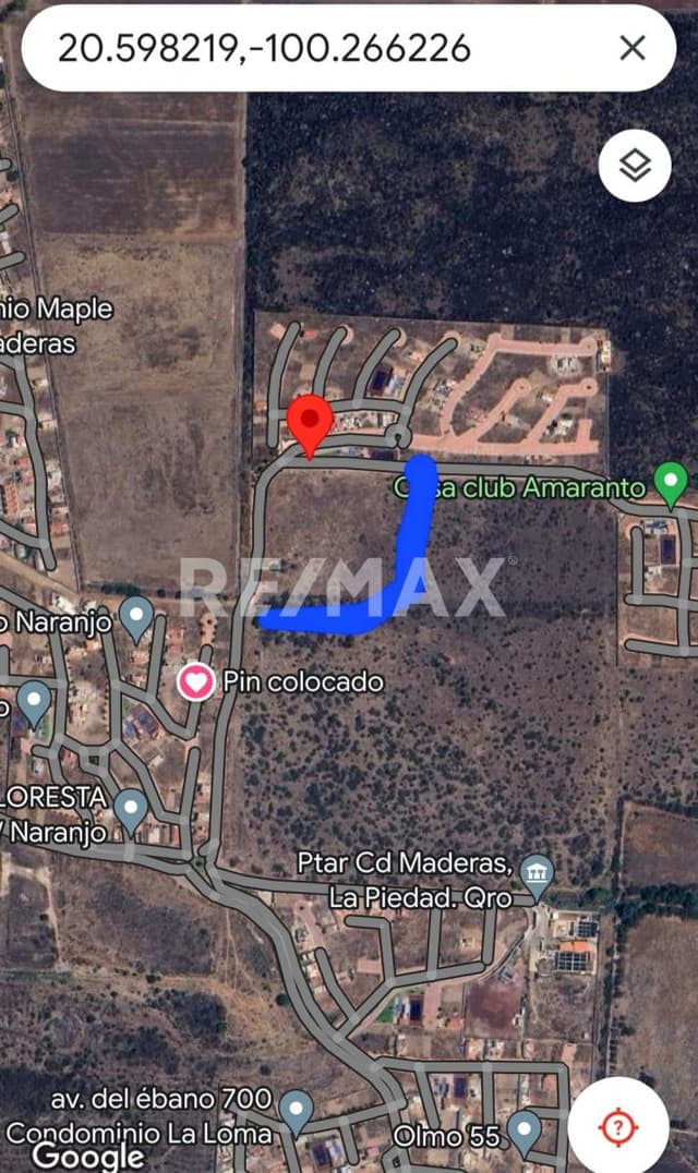 Terreno Venta Ciudad Maderas, Querétaro