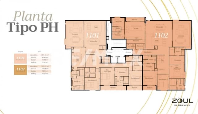 DEPARTAMENTOS EN VENTA ZOUL RESIDENCES QUERETARO RDV240614-AE