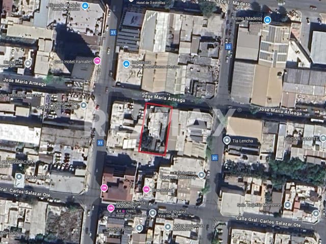 Casa para demoler en Colonia Centro, Monterrey Terreno en Jose María Arteaga #604, Monterrey Centro,