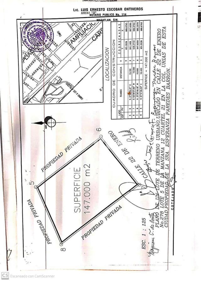 LOTE DE TERRENO EN URIAS