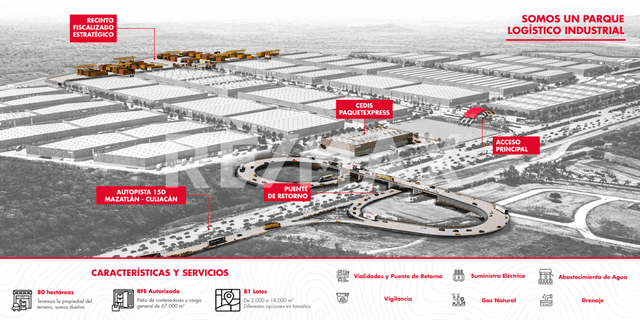 TERRENO INDUSTRIAL EN VENTA - MAZATLAN LOGISTIC CENTER