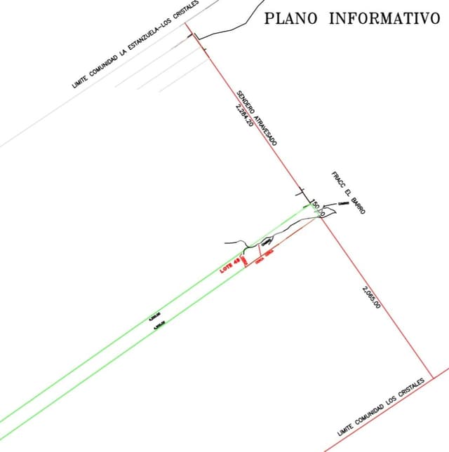 TERRENO CAMPESTRE EN CARRETERA NACIONAL COMUNIDAD LOS CRISTALES