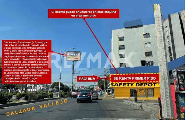 Se Renta Local Comercial sobre Calzada Vallejo