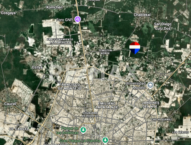 Terrenos en zona de crecimiento al norte de Mérida