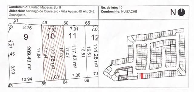 VENTA TERRENO CIUDAD MADERAS SUR 2